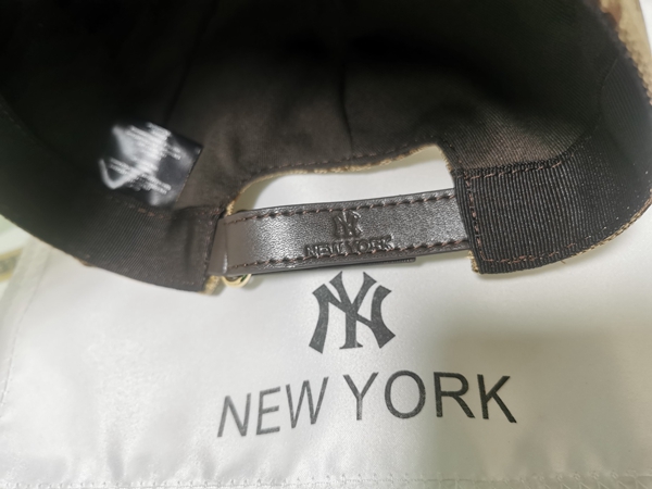 ブランド帽子角部分ディテール